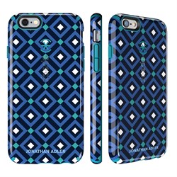 Чехол-накладка Speck CandyShell Inked для iPhone 6/6s - Jonathan Adler Edition Blue Gio/Peacock Blue - фото 10116