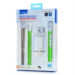 DISPHO: Монопод-держатель CARBON выдвижной с Bluetooth-управлением 3 в 1 - фото 10246