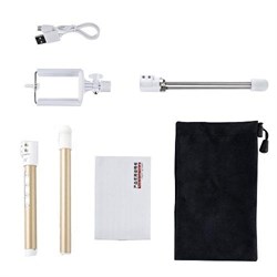 DISPHO: Монопод-держатель CARBON выдвижной с Bluetooth-управлением 3 в 1 - фото 10248