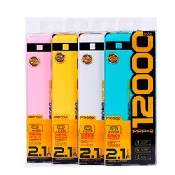 Внешний аккумулятор PRODA Gentleman Power Bank 12000мА (PPP-9) - фото 11689