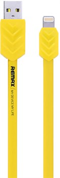 Кабель REMAX Lightning-USB Fishbone Series для iPhone/ iPad 100cм, прорезиненный  - фото 11912