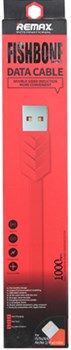 Кабель REMAX Lightning-USB Fishbone Series для iPhone/ iPad 100cм, прорезиненный  - фото 11914