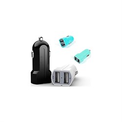 Автомобильный адаптер питания USAMS 3.1A, на 2 USB (US31CCW01) - фото 12004