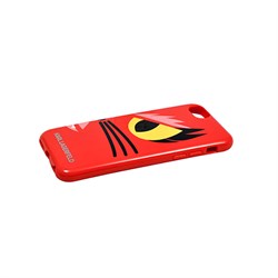 Чехол-накладка Karl Lagerfeld для iPhone 6/6S Monster Choupette Hard Red - фото 12088