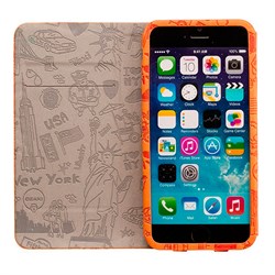 Чехол-книжка Ozaki O!Coat Travel New York case для iPhone 6/6s plus (OC585NY) - фото 12943