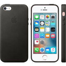 Оригинальный чехол-накладка Apple Leather Case кожаный для iPhone SE - фото 13144