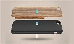 Чехол-накладка Rock Origin Series для iPhone 5/5s Wood - фото 14488