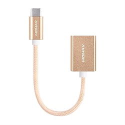 Адаптер-переходник OTG Momax Type-c/USB Elite link (Цвет: Золотой) - фото 14797