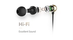 Беспроводные стерео-наушники Rock Muo Bluetooth Earphone, цвет "Золотой" (RAU0518)  - фото 15159