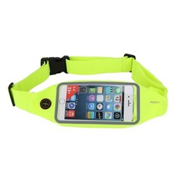 Сумка поясная для спорта Rock Universal Running Belt для смартфона (Цвет: Зелёный) - фото 15247