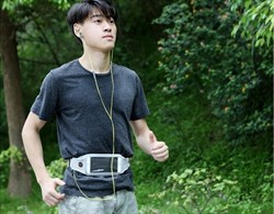 Сумка поясная для спорта Rock Universal Running Belt для смартфона (Цвет: Зелёный) - фото 15338