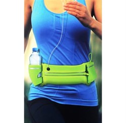 Сумка поясная для спорта Rock Multifunctional Running Belt для смартфона (Цвет: Зелёный) - фото 15349