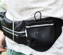 Сумка поясная для спорта Rock Multifunctional Running Belt для смартфона (Цвет: Серый) - фото 15353
