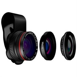 Объектив-линза Mixberry набор 3в1 (Цвет: Чёрный) - фото 15810
