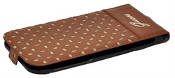 Чехол-книжка Guess для iPhone 6/6s plus Gianina Booktype Cognac (Цвет: Коричневый) - фото 15923