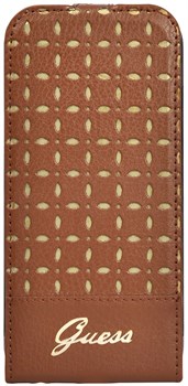Чехол-книжка Guess для iPhone 6/6s plus Gianina Booktype Cognac (Цвет: Коричневый) - фото 15924