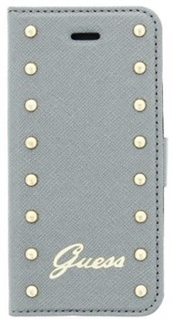 Чехол-книжка Guess для iPhone 6/6s plus Studded Booktype Silver (Цвет: Серый) - фото 15930