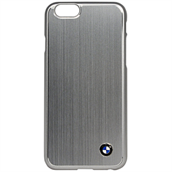 Чехол-накладка BMW для iPhone 6/6s plus Signature Hard Brushed Aluminium (Цвет: Серый) - фото 16096