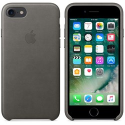 Оригинальный кожаный чехол-накладка Apple для iPhone 7/8, цвет «грозовое небо» (MMY12ZM/A) - фото 16273