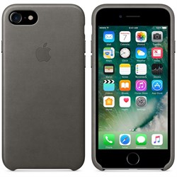 Оригинальный кожаный чехол-накладка Apple для iPhone 7/8, цвет «грозовое небо» (MMY12ZM/A) - фото 16274