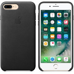 Оригинальный кожаный чехол-накладка Apple для iPhone 7 Plus/8 Plus, цвет «черный» (MMYJ2ZM/A) - фото 16378