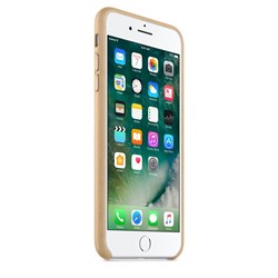 Оригинальный кожаный чехол-накладка Apple для iPhone 7 Plus/8 Plus, цвет «миндальный» (MMYL2ZM/A) - фото 16404