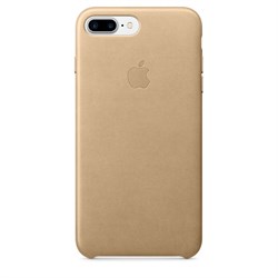 Оригинальный кожаный чехол-накладка Apple для iPhone 7 Plus/8 Plus, цвет &#171;миндальный&#187; (MMYL2ZM/A)