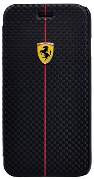Чехол-книжка Ferrari для iPhone 6/6s plus Formula One Booktype Black (Цвет: Чёрный) - фото 16467