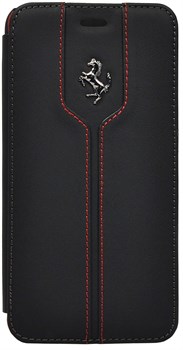 Чехол-книжка Ferrari для iPhone 6/6s plus Montecarlo Booktype Black (Цвет: Чёрный) - фото 16496