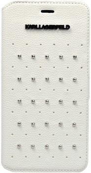 Чехол-книжка Karl Lagerfeld для iPhone 6/6s plus Trendy Booktype White (Цвет: Белый) - фото 16612