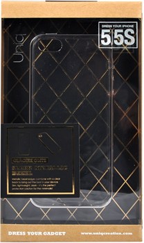 Чехол-накладка Uniq для iPhone SE/5S Glacier Frost Gunmetal (Цвет: Тёмно-серый) - фото 17229