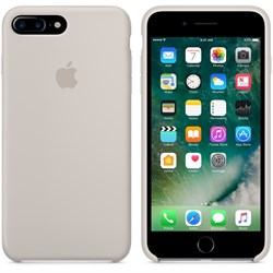 Оригинальный силиконовый чехол-накладка Apple для iPhone 7/8, цвет «бежевый»  (MMWR2ZM/A) - фото 17316
