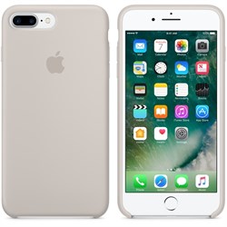 Оригинальный силиконовый чехол-накладка Apple для iPhone 7/8, цвет «бежевый»  (MMWR2ZM/A) - фото 17318