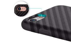 Чехол-накладка Rock Origin Series (Textured) карбон для iPhone 7/8 (Цвет: Синий) - фото 17582