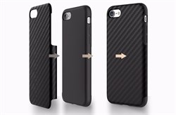Чехол-накладка Rock Origin Series (Textured) карбон для iPhone 7/8 (Цвет: Коричневый) - фото 17589