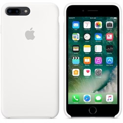 Оригинальный силиконовый чехол-накладка Apple для iPhone 7 Plus/8 Plus, цвет «белый цвет»  (MMQT2ZM/A) - фото 17873