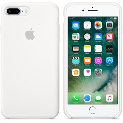 Оригинальный силиконовый чехол-накладка Apple для iPhone 7 Plus/8 Plus, цвет «белый цвет»  (MMQT2ZM/A) - фото 17877