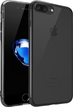 Чехол-накладка Ozaki O!coat Crystal+ для iPhone 7 Plus/8 Plus  «Цвет: Прозрачный/черный» (OC747BK) - фото 18469