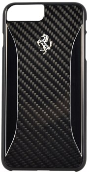 Чехол-накладка Ferrari для iPhone 7 Plus/8 Plus  GT Experience Hard Carbon-Aluminium , Цвет «Черный» (FERCHCP7LBK) - фото 18616