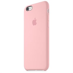 Оригинальный силиконовый чехол-накладка Apple для iPhone 6/6s цвет «Розовый» (MM622ZM/A) - фото 19155