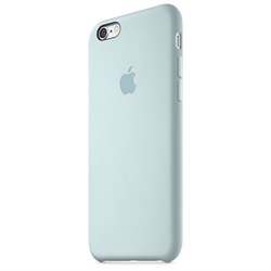 Оригинальный силиконовый чехол-накладка Apple для iPhone 6/6s цвет «бирюзовый» (MLCW2ZM/A) - фото 19325