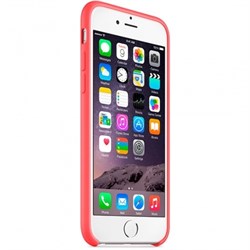 ОРИГИНАЛЬНЫЙ КОЖАНЫЙ ЧЕХОЛ-НАКЛАДКА APPLE ДЛЯ IPHONE 6 ЦВЕТ «Розовый» (MGXT2ZM/A) - фото 20199