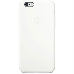 ОРИГИНАЛЬНЫЙ КОЖАНЫЙ ЧЕХОЛ-НАКЛАДКА APPLE ДЛЯ IPHONE 6 ЦВЕТ «Белый» (MGQG2ZM/A) - фото 20207