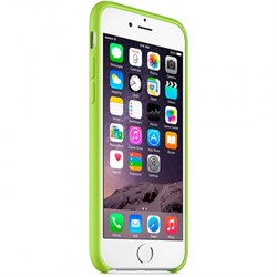 ОРИГИНАЛЬНЫЙ КОЖАНЫЙ ЧЕХОЛ-НАКЛАДКА APPLE ДЛЯ IPHONE 6 ЦВЕТ «Зеленый» (MGXU2ZM/A) - фото 20231