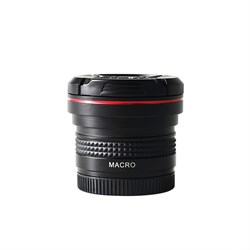 Объектив-линза Lieqi набор 2 в 1 Fisheye и макро Цвет: Чёрный (LQ-026) - фото 20249