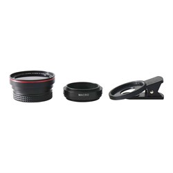 Объектив-линза Lieqi набор 2 в 1 Fisheye и макро Цвет: Чёрный (LQ-026) - фото 20250