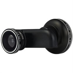 Объектив-линза Lieqi набор 3 в 1:  Fisheye, Макро ( macro ) объектив,широкоугольная линза для iPhone 6 Цвет: Чёрный (LQ-019) - фото 20324