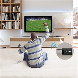 Универсальный беспроводной ресивер-трасмиттер Anker Bluetooth Reciever+Transmitter (Цвет: Чёрный) - фото 20550