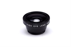 Объектив-линза Lieqi набор 4 в 1: Поляризационная линза, Макро линза, Fisheye, Широкоформатная линза. Цвет: Чёрный (LQ-008) - фото 20608