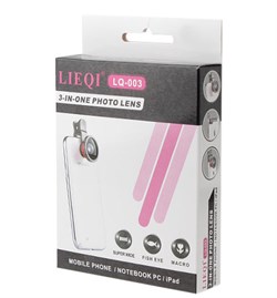 Набор линз Lieqi LQ-003 3-в-1 (черный) - фото 20627